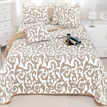 Кувертюра от 5 части - кафяв цвят 