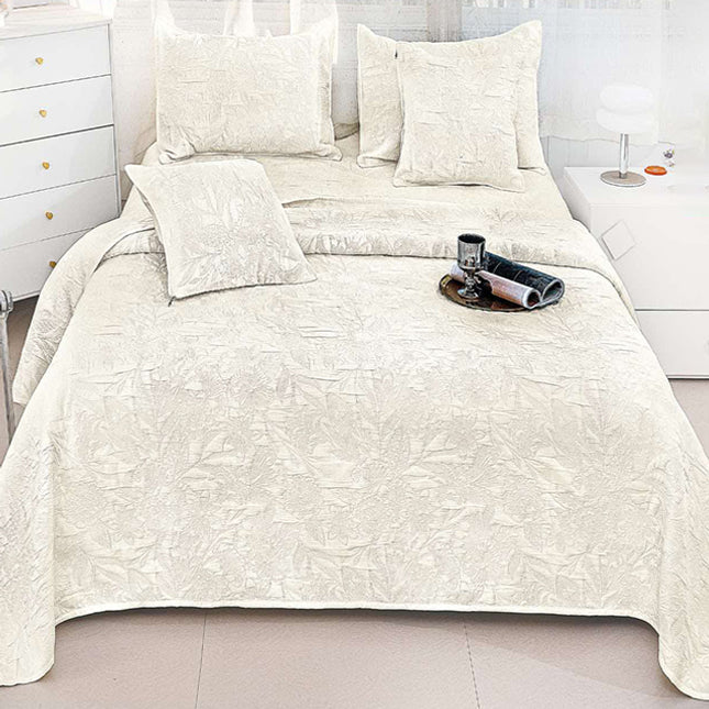 Кувертюра от 5 части - бял цвят 