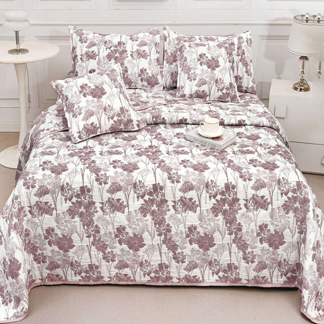 Кувертюра от 5 части - кафяв цвят 