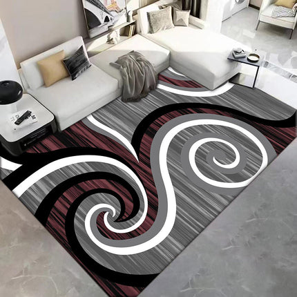 Килим – сиво, лилаво и бяло