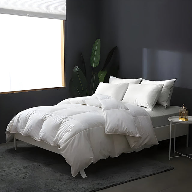 Капитонирана завивка от гъши пух