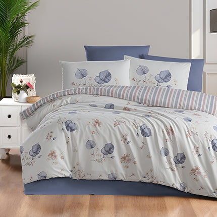 Спално бельо с 2 плика от ранфорс памук – Duko Eventide